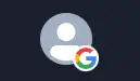 Avatar with a Google icon badge