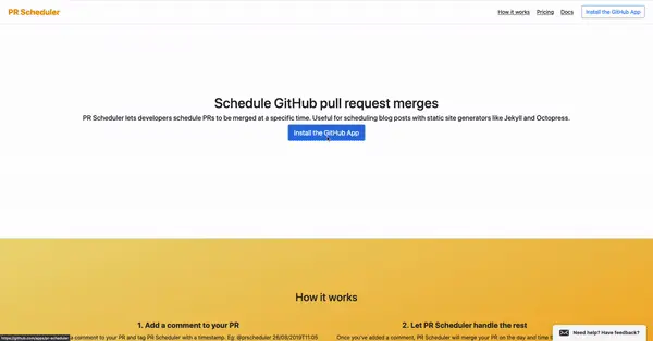 Installing and configuring PR Scheduler